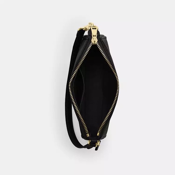 Coach Nolita 19 Crossbody Imitation Black Pebble Leather NWT - Picture 2 of 7